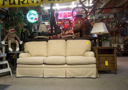 yellow sofa